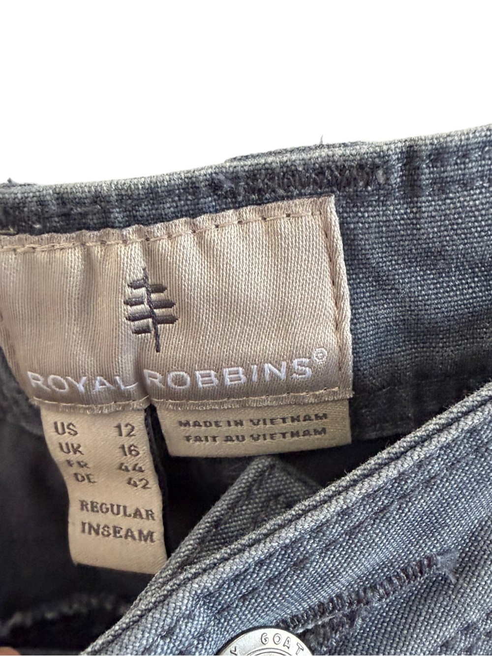 NWT Royal Robbins Billy Goat Stretch Boulder Pants Organic Canvas Size 12 - Picture 12 of 12
